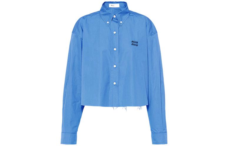 MIU MIU Shirts Women's Blue