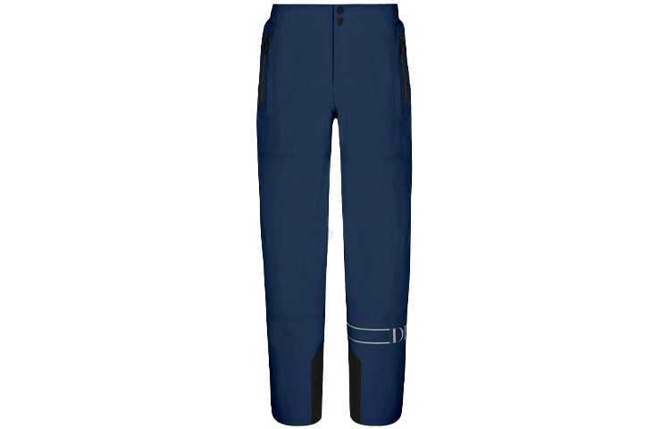 DIOR x DESCENTE Dior Quarterly New Products SS21 Knitted Sports Pants Men's Marine Blue