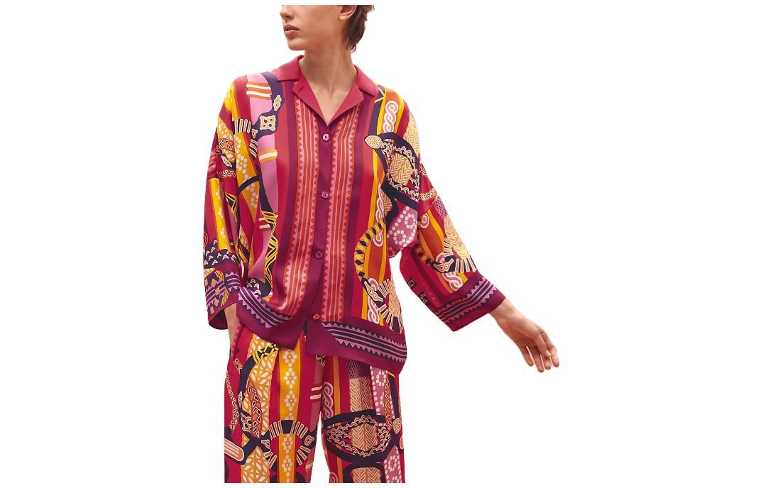 HERMES Shirts Women's Red