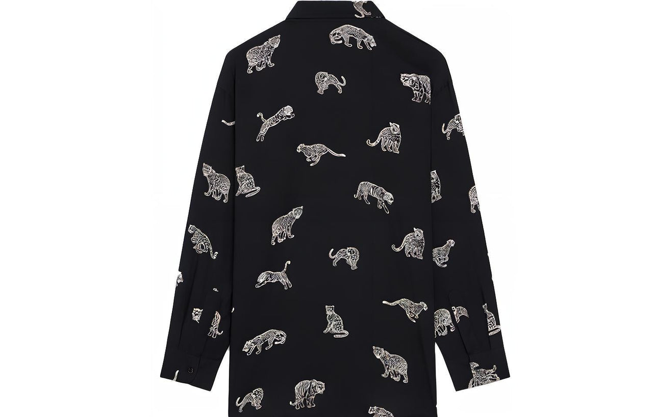 CELINE 2010s Animal-print Shirt