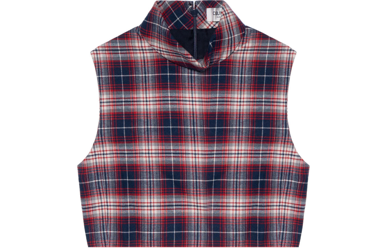 CELINE Crop Tops Women's Blue