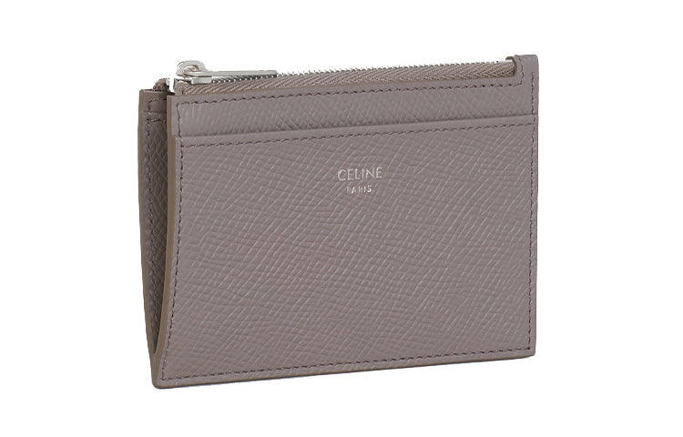 CELINE Calfskin Po Mini Women's Smoke Gray