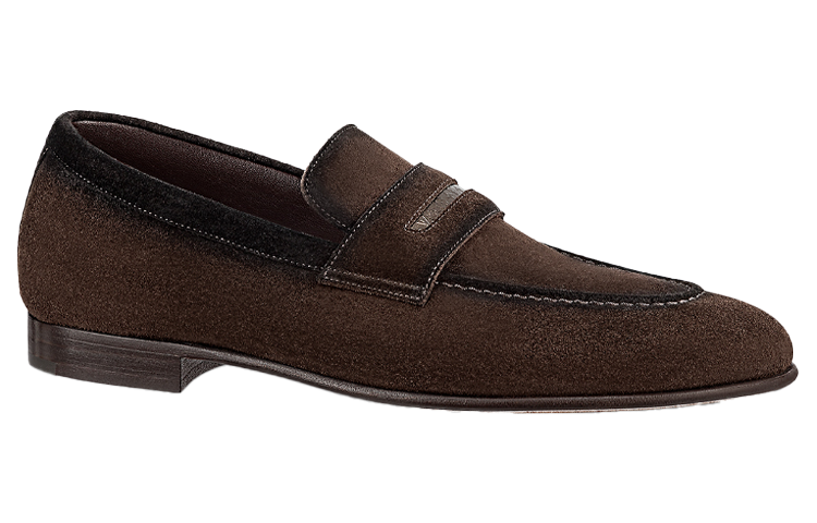 LOUIS VUITTON Glove Casual Shoes Men's Brown