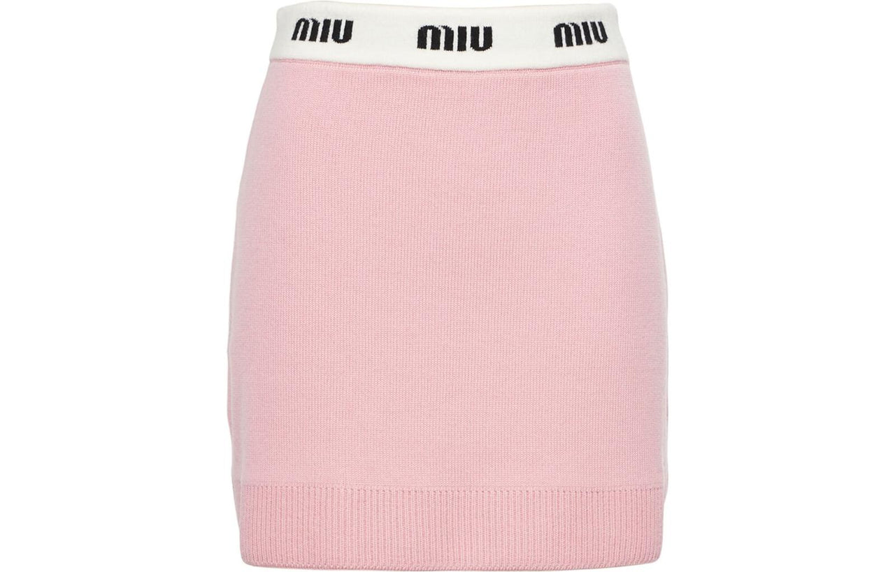 MIU MIU Casual Short Skirts Women's Pink