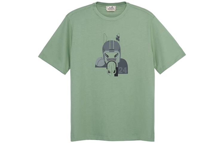 HERMES SS23 T Shirt Men's Green