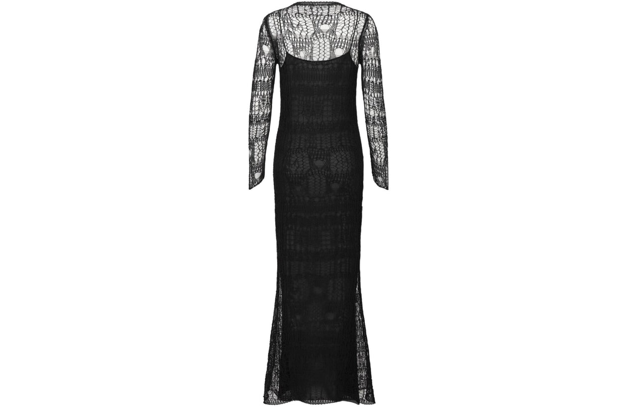 DIOR SS24 Long-Sleeved Dresses Women's Black