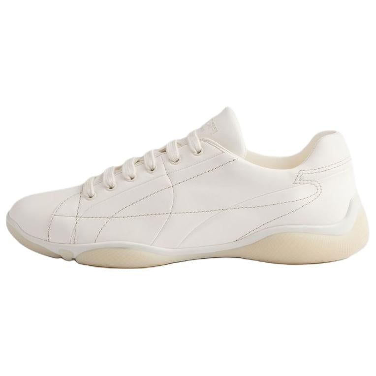 PRADA Low Top Casual Shoes Men's White