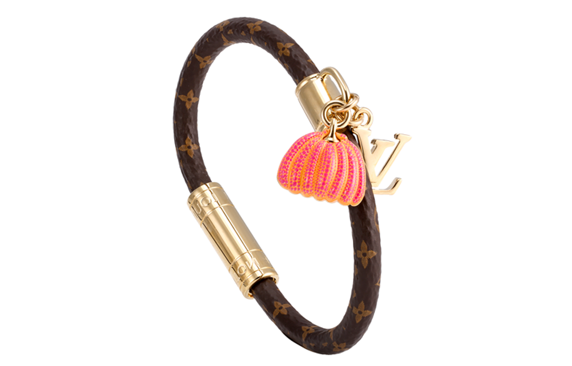 LOUIS VUITTON Lv X Yk Pumpkin Charm Bracelet