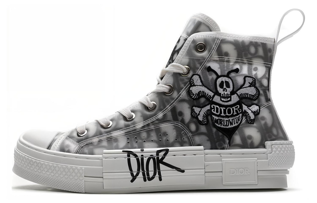 DIOR And Shawn B23 High Top Bee Embroidery
