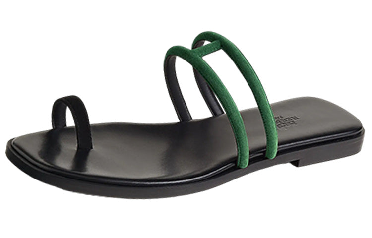 HERMES Flip Flops Women's Black