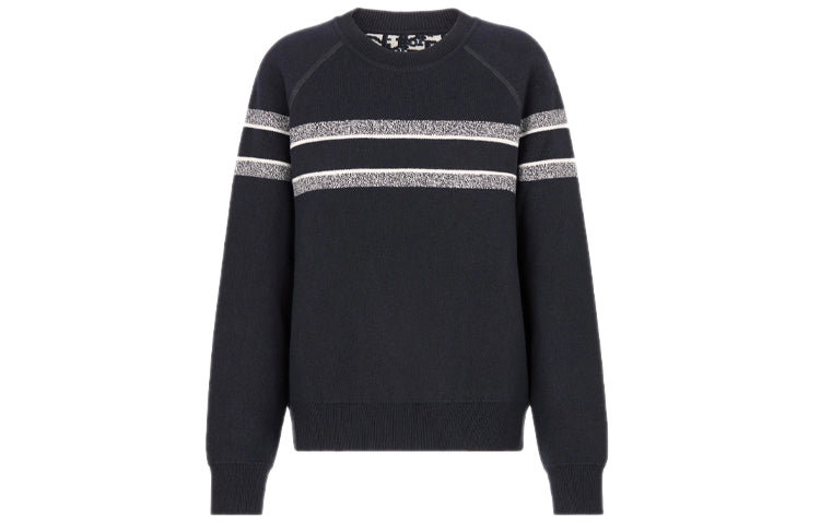 DIOR Quarterly New Products Cashmere Sweaters Women's Blue