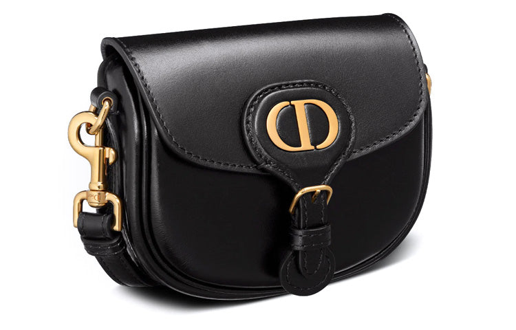 DIOR Bobby Cow Leather Handbag, Shoulder Bag, Crossbody Bag Extra Mini Women's Black