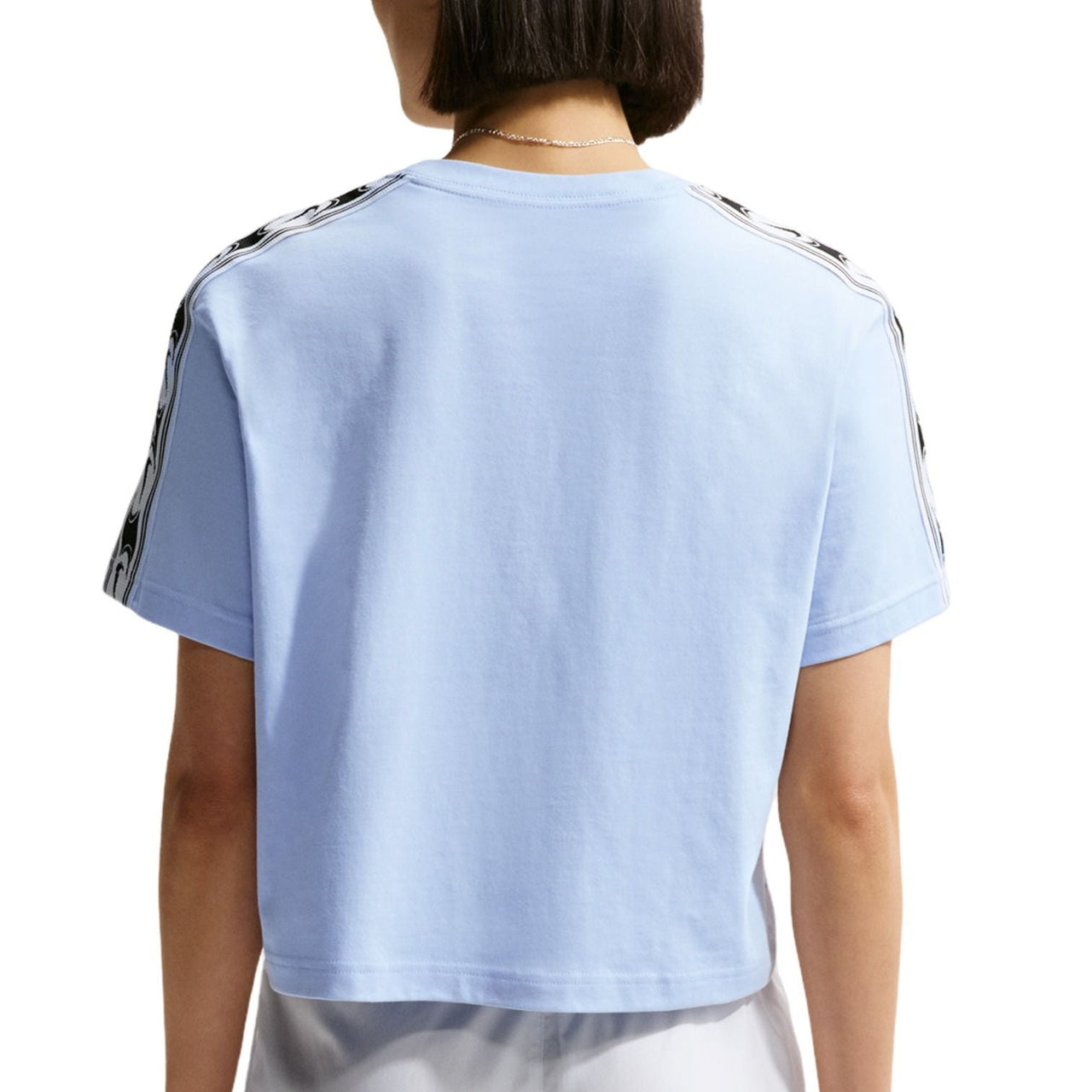 (WMNS) Nike Sportswear Classic Loose-Fit Cropped T-shirt 'Hydrogen Blue' IR7870-407