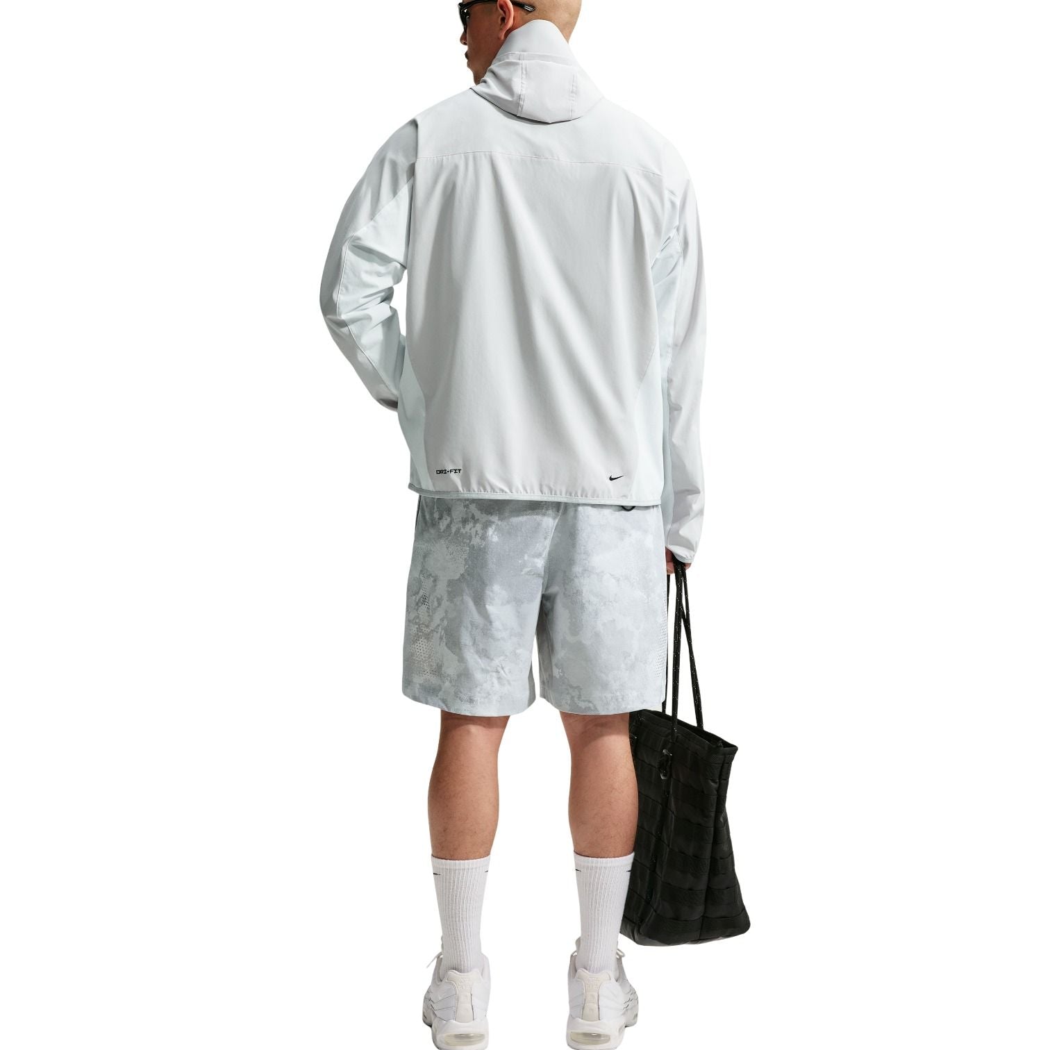 Nike Tech Helios Dri-FIT Shell Jacket 'Grey Fog Off White Black' IF0903-097