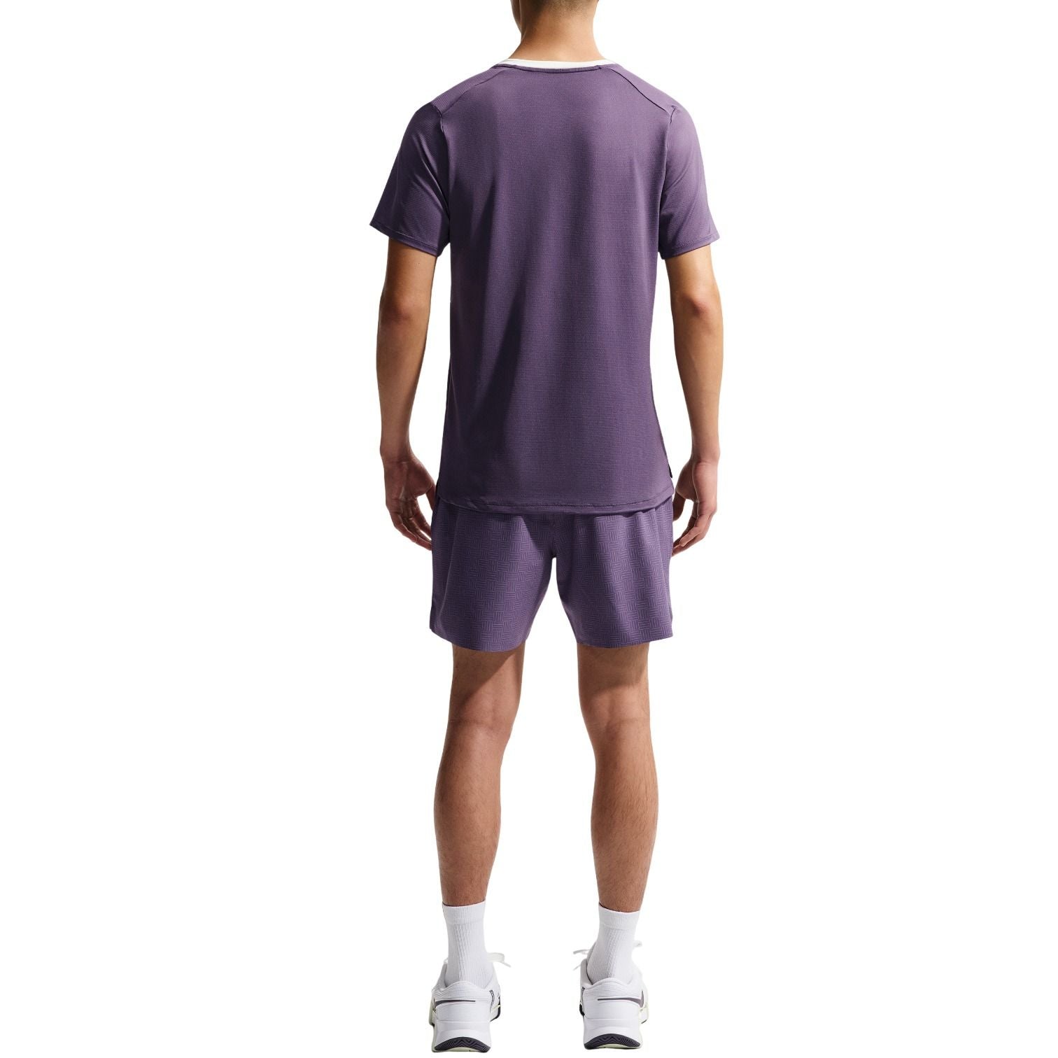 Nike Court Advantage Dri-FIT T-Shirt 'Dark Raisin Volt Tint White' FZ6911-573