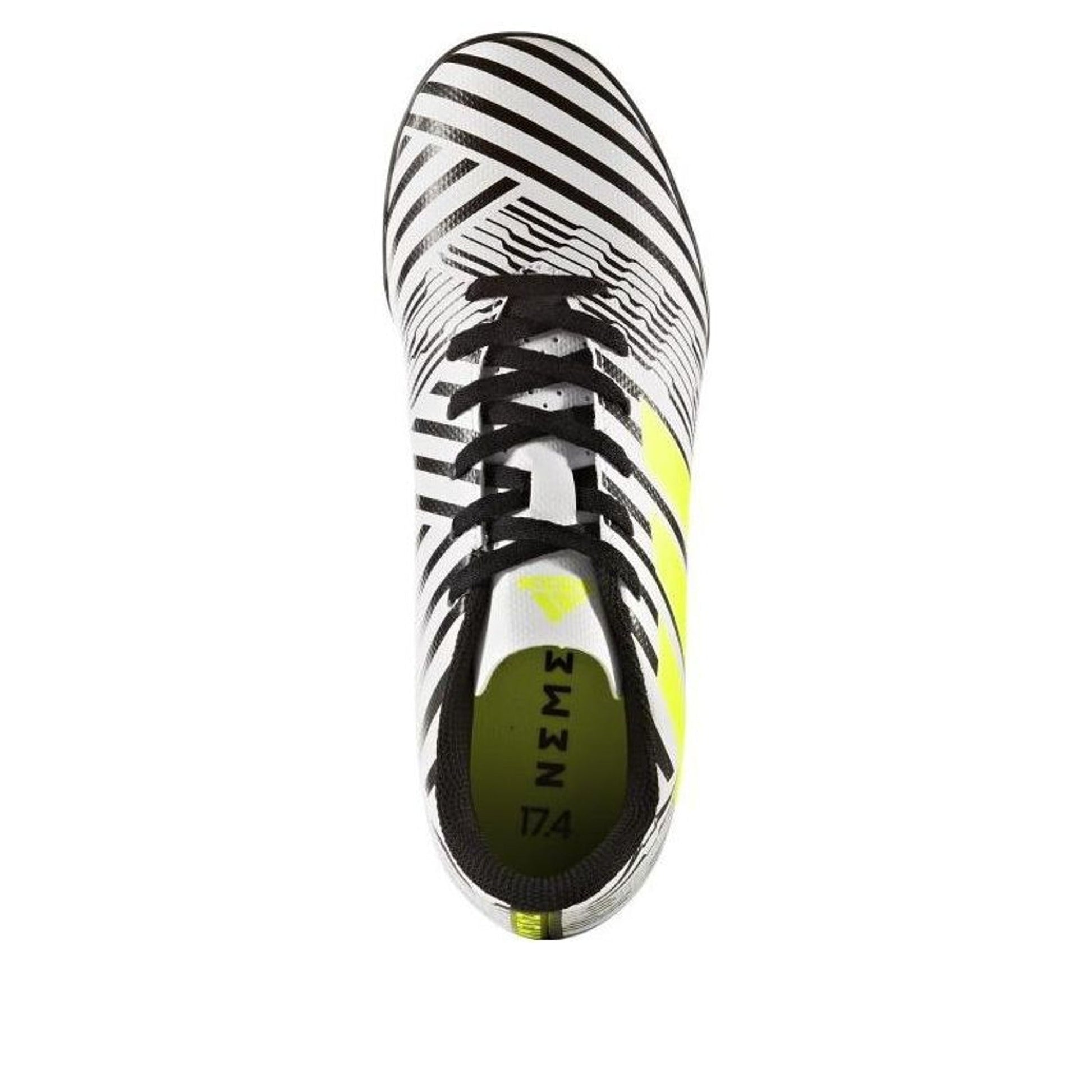 (GS) adidas Nemeziz 17.4 TF 'White Black Yellow' S82468