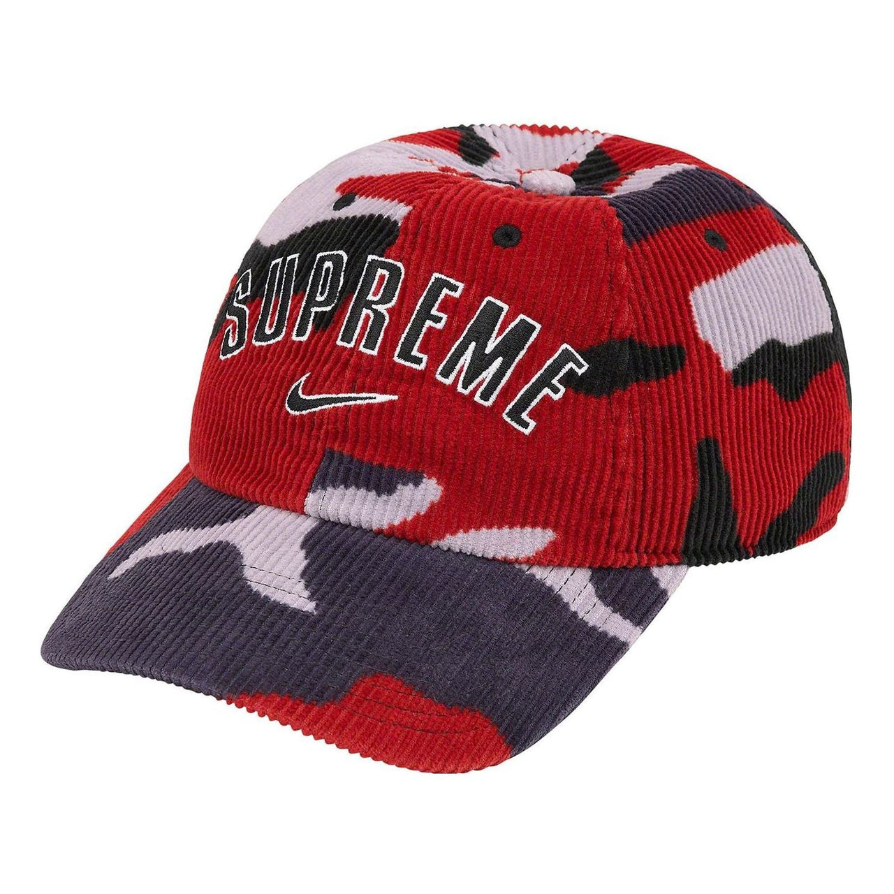 Supreme x Nike Arc Corduroy 6-Panel Cap 'Red Camo' DM9048-689