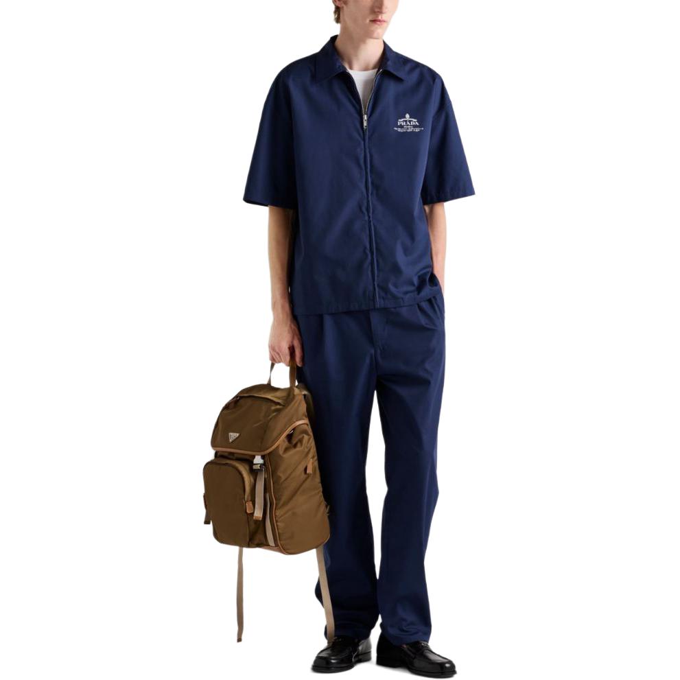 PRADA Short sleeved Zip Shirt