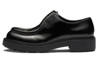 PRADA Brushed-leather Loafers