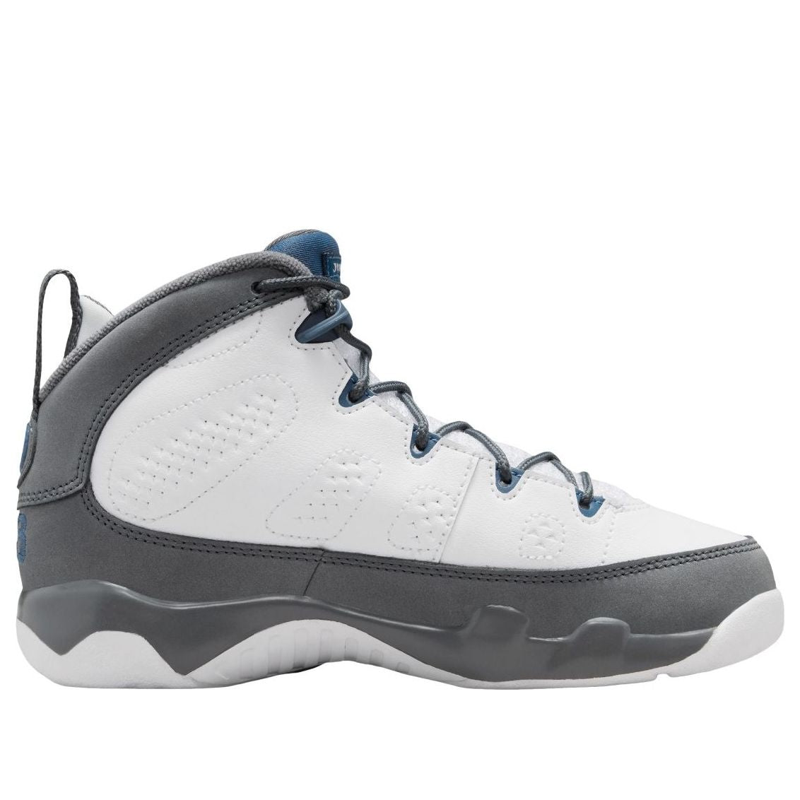 (PS) Air Jordan 9 Retro 'Flint Grey French Blue'  401811-100