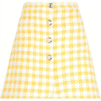 MIU MIU SS22 Casual Short Skirts Women's Yellow