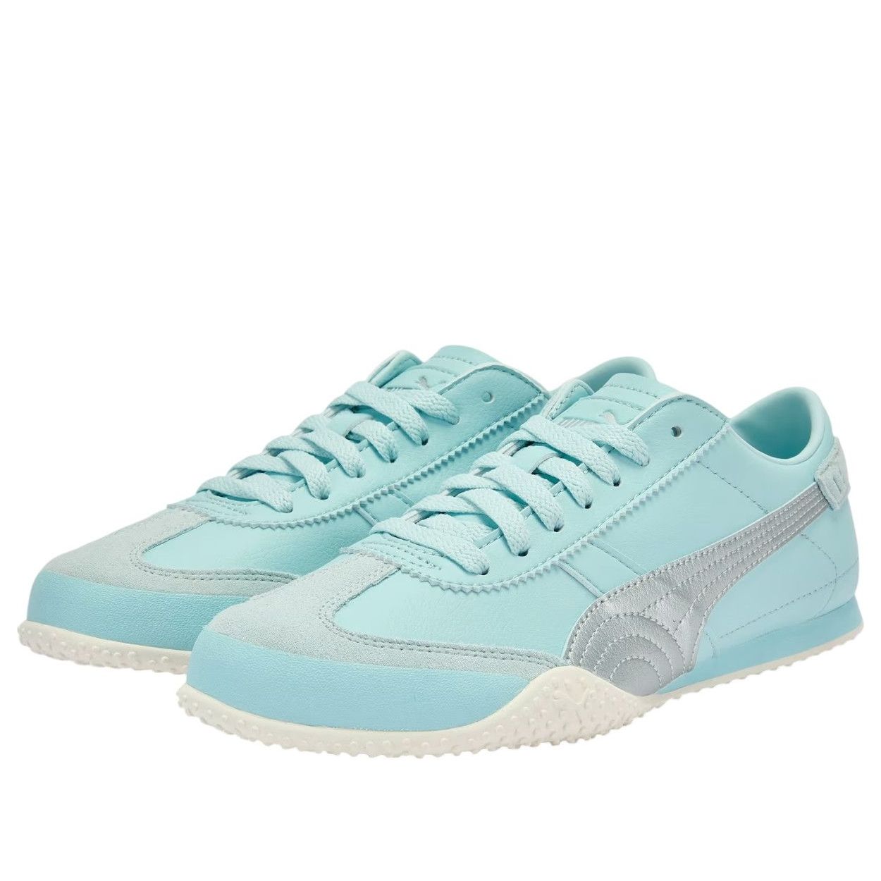 (WMNS) PUMA Bella UT LEA 'Ocean Glass Matte Silver' 405256-04