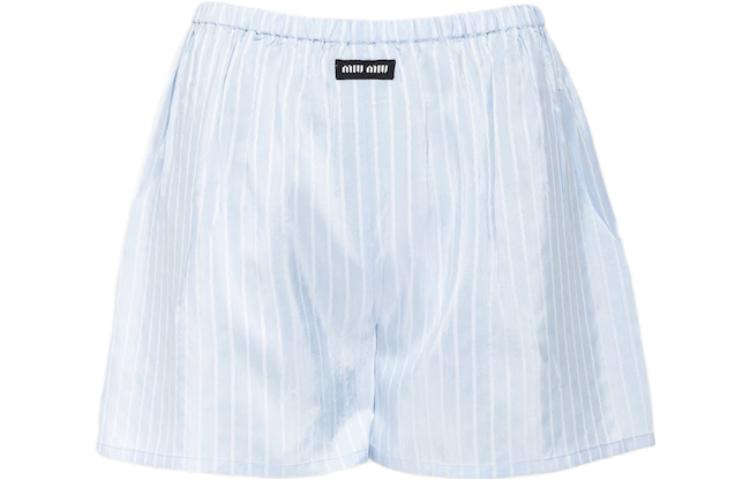 MIU MIU Casual Shorts Women's Blue