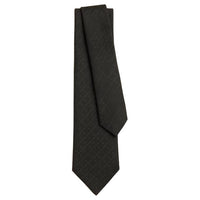 HERMES Mulberry Silk Ties Men's Moss Gray