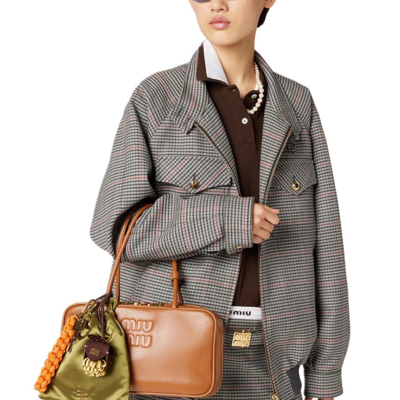 MIU MIU Jackets & Coats Women's Slate Gray