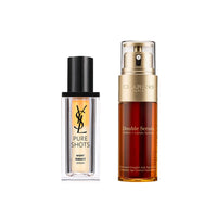 SAINT LAURENT Night Queen's Delicate Poetic Essence Serum Set Night Queen Serum 30ml+Gentle Poem Gold Dual Serum 50ml