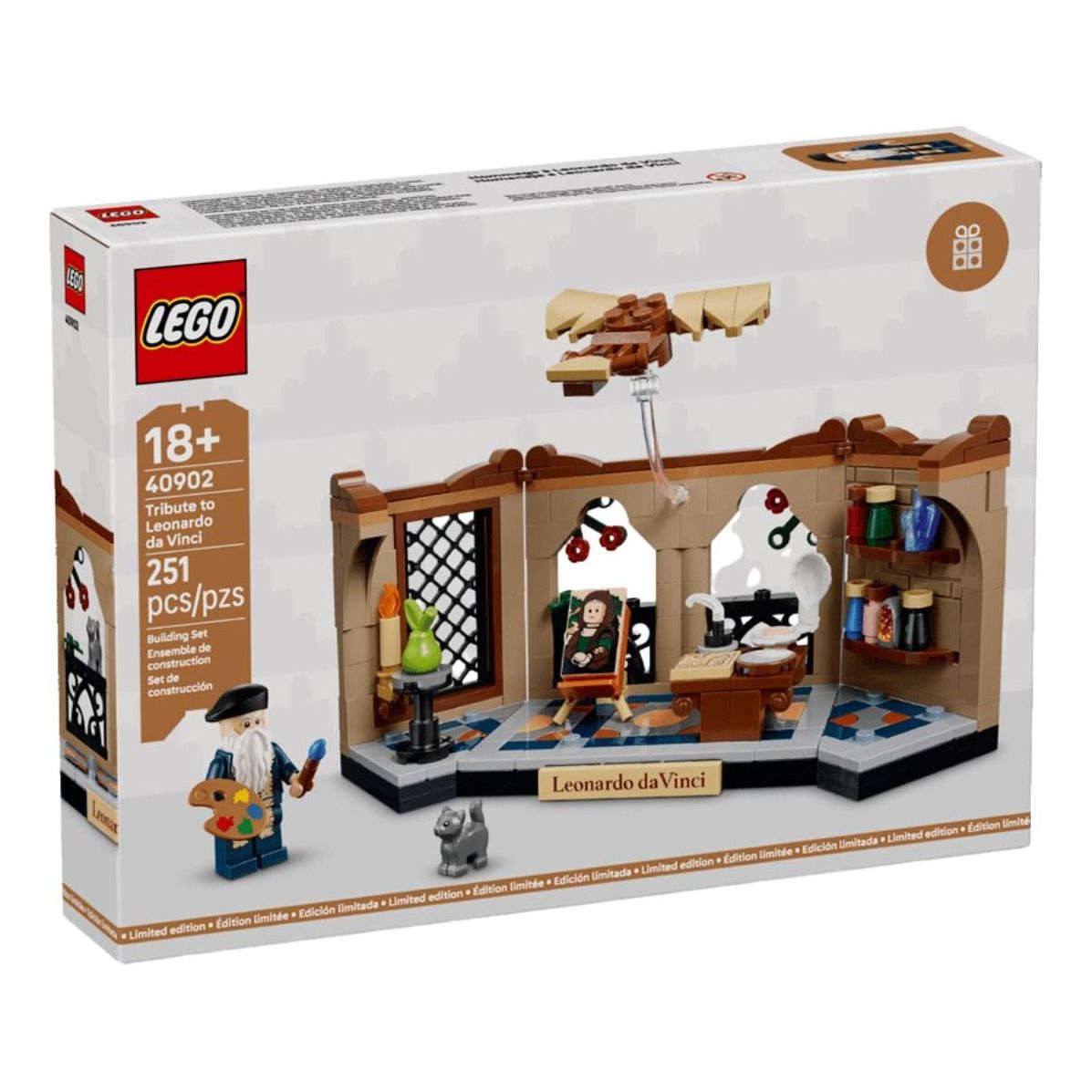 LEGO Tribute to Leonardo da Vinci 40902