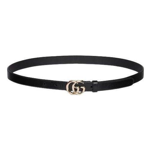 (WMNS) Gucci 26 GG Marmont Belt 'Black' 409417-0AAA5-1000