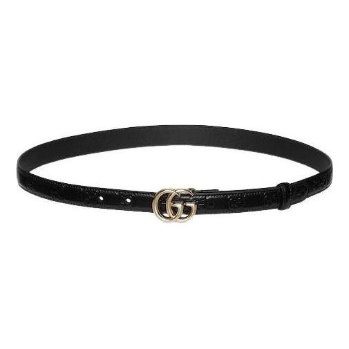 (WMNS) Gucci 26 GG Marmont Belt 'Black' 409417-AAD5L-1000