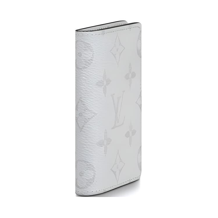 LOUIS VUITTON Pocket Organizer Monogram Antarctica Taiga White