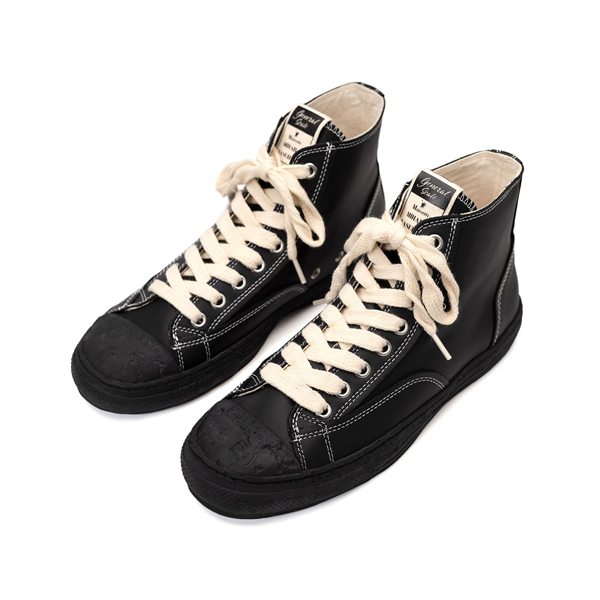 Maison MIHARA YASUHIRO PAST Sole Leather High-top Sneaker 'Black' S09FW201-BLKBLK