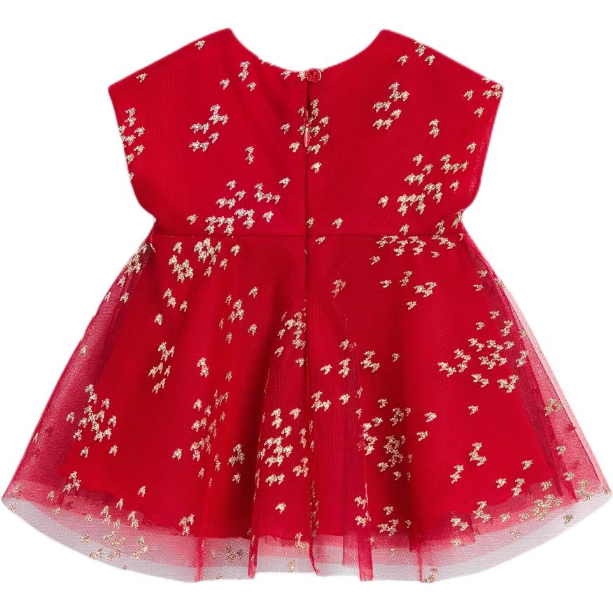 DIOR Dress SS25 Red Infant And Toddler