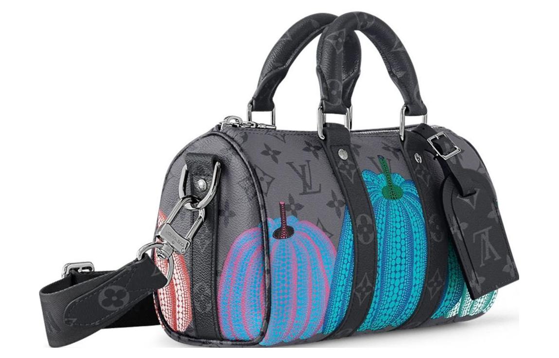 LOUIS VUITTON Lv X Yk Keepall 25 Pumpkin Print