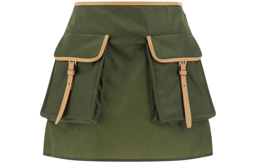 PRADA Cargo Short Skirts Women's Green