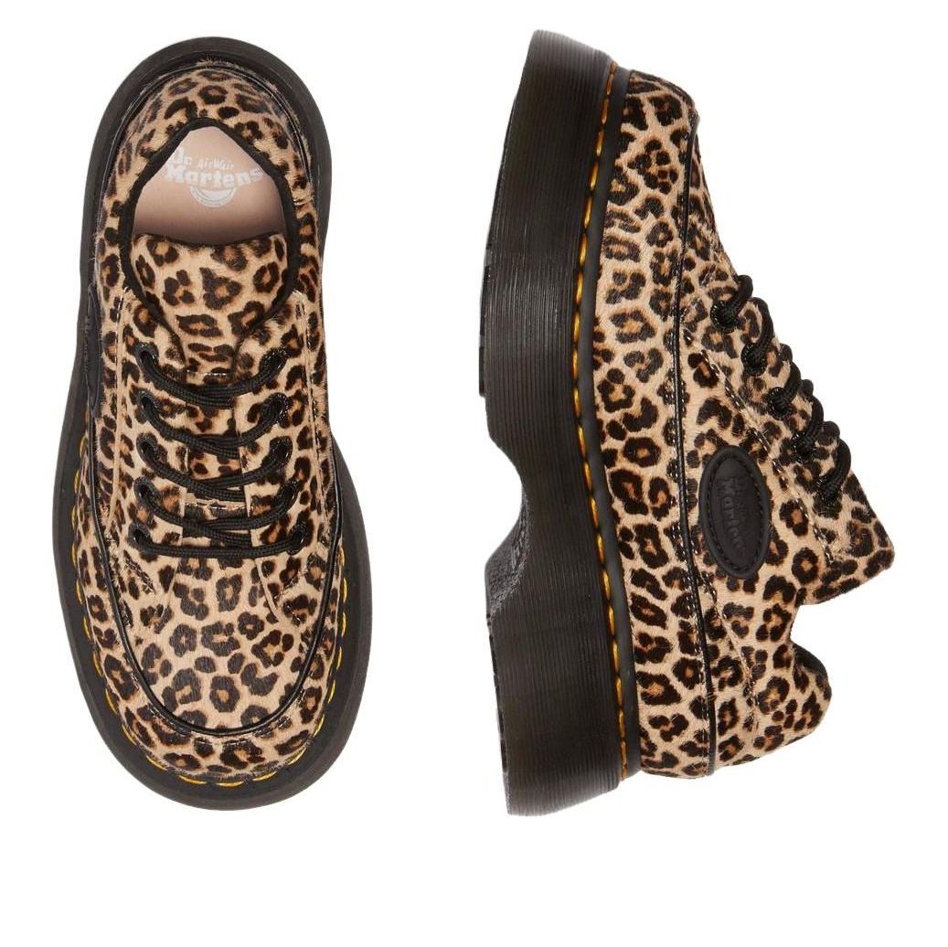 (WMNS) Dr. Martens Buzz 5-Eye Leopard Shoes 'Leopard' 41011200