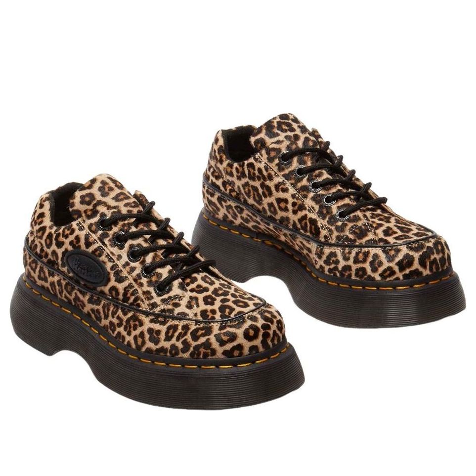 (WMNS) Dr. Martens Buzz 5-Eye Leopard Shoes 'Leopard' 41011200