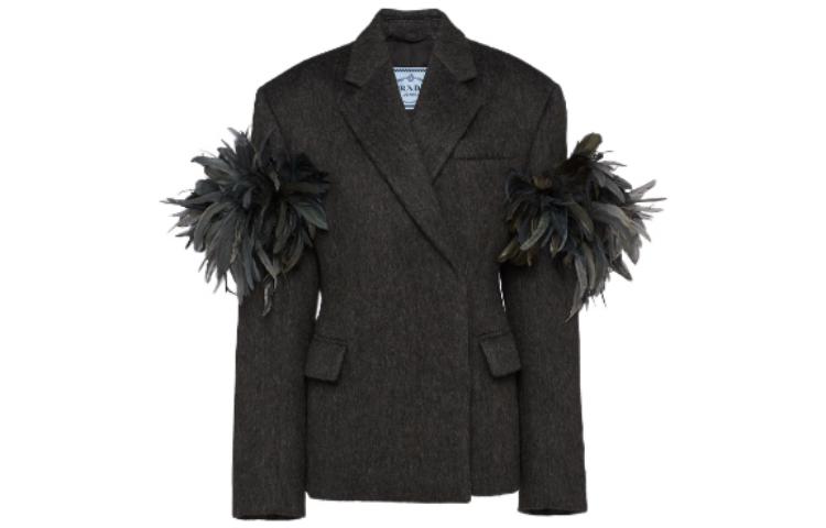 PRADA Business Suits Women's Slate Gray