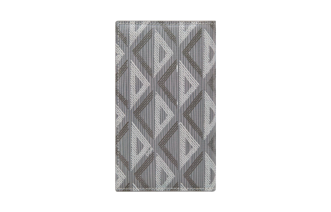DIOR Canvas Card Holder Card Holder Men's Gray