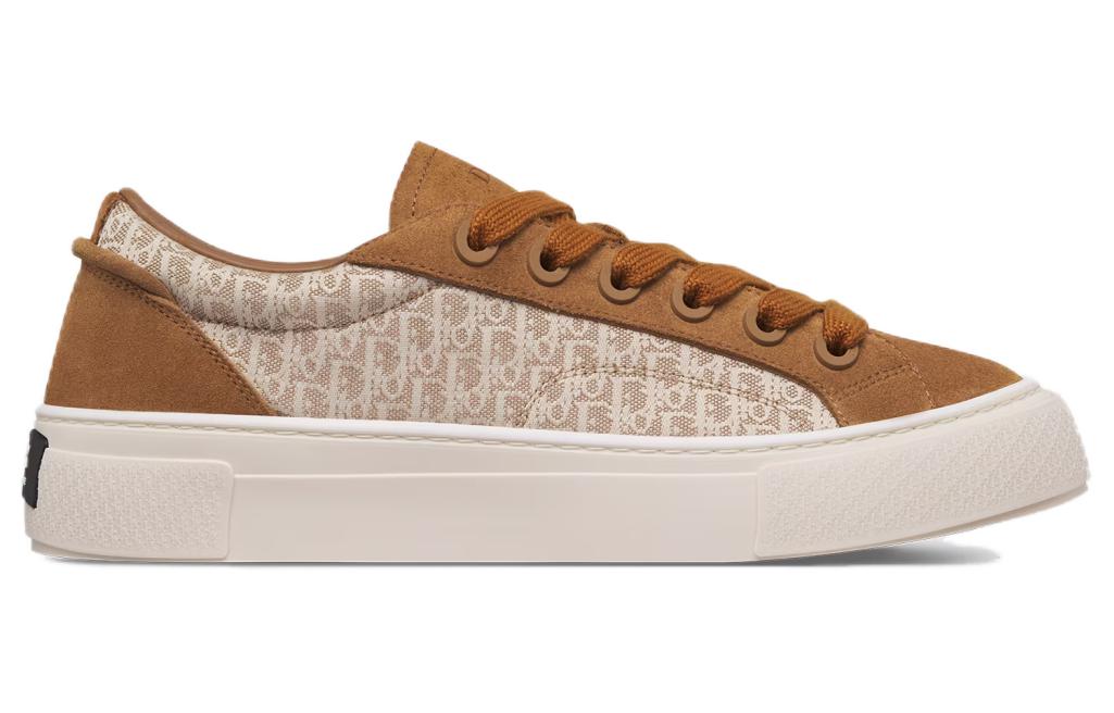 DIOR B33 Sneaker Brown Cream Oblique Jacquard