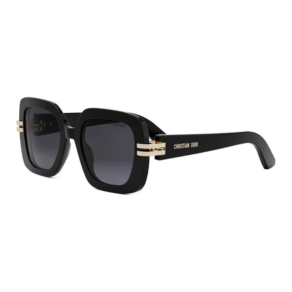 DIOR Acetate Square Sunglasses Women's Black