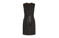 LOUIS VUITTON New Quarterly Products Of LV Sleeveless Dress Women's Black