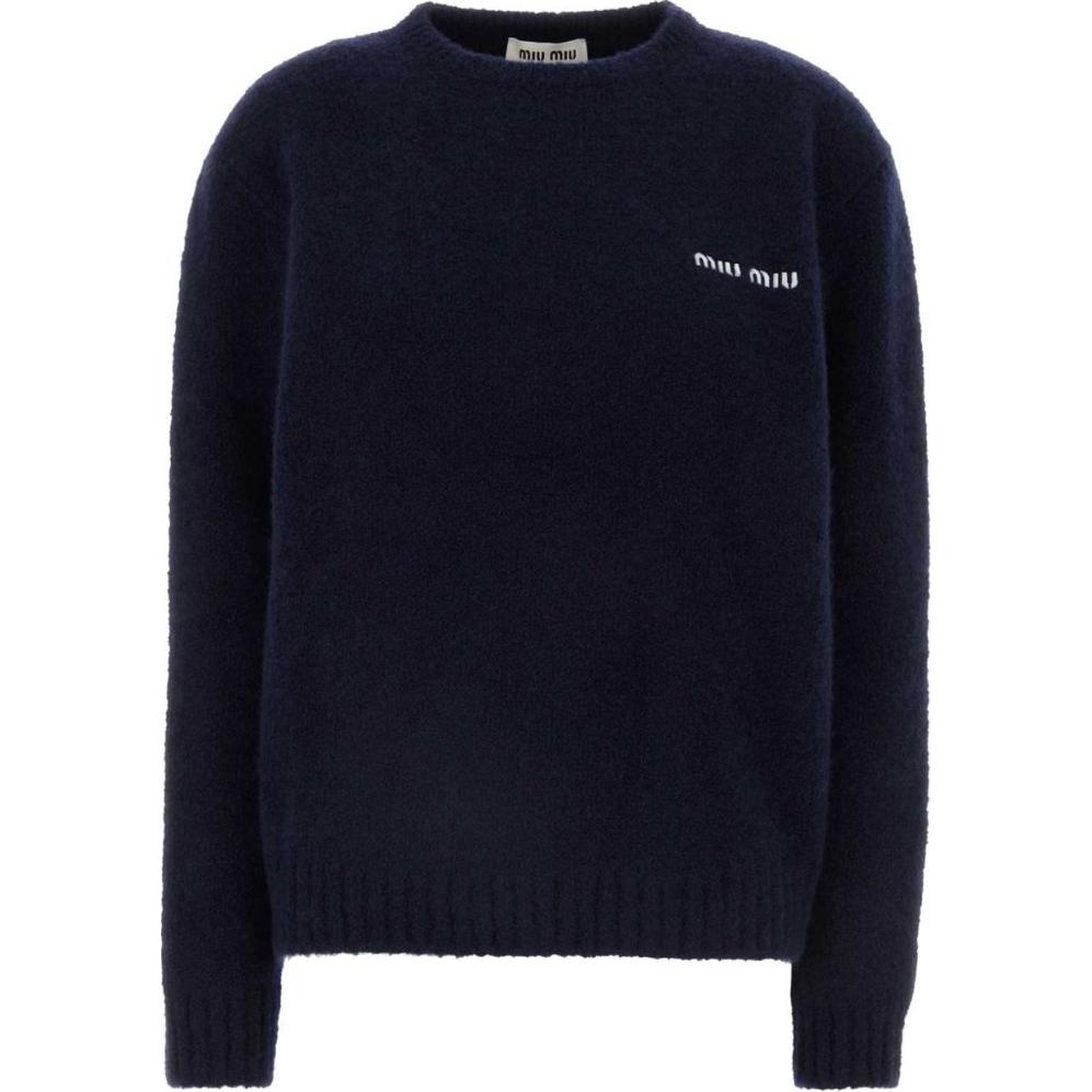 MIU MIU SS24 Knitwear Women's Navy Blue