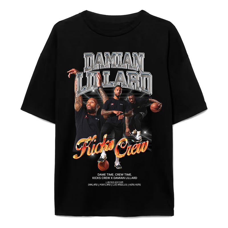 KICKS CREW x Damian Lillard T-Shirt 'Hong Kong Dame Time 004' KC23004