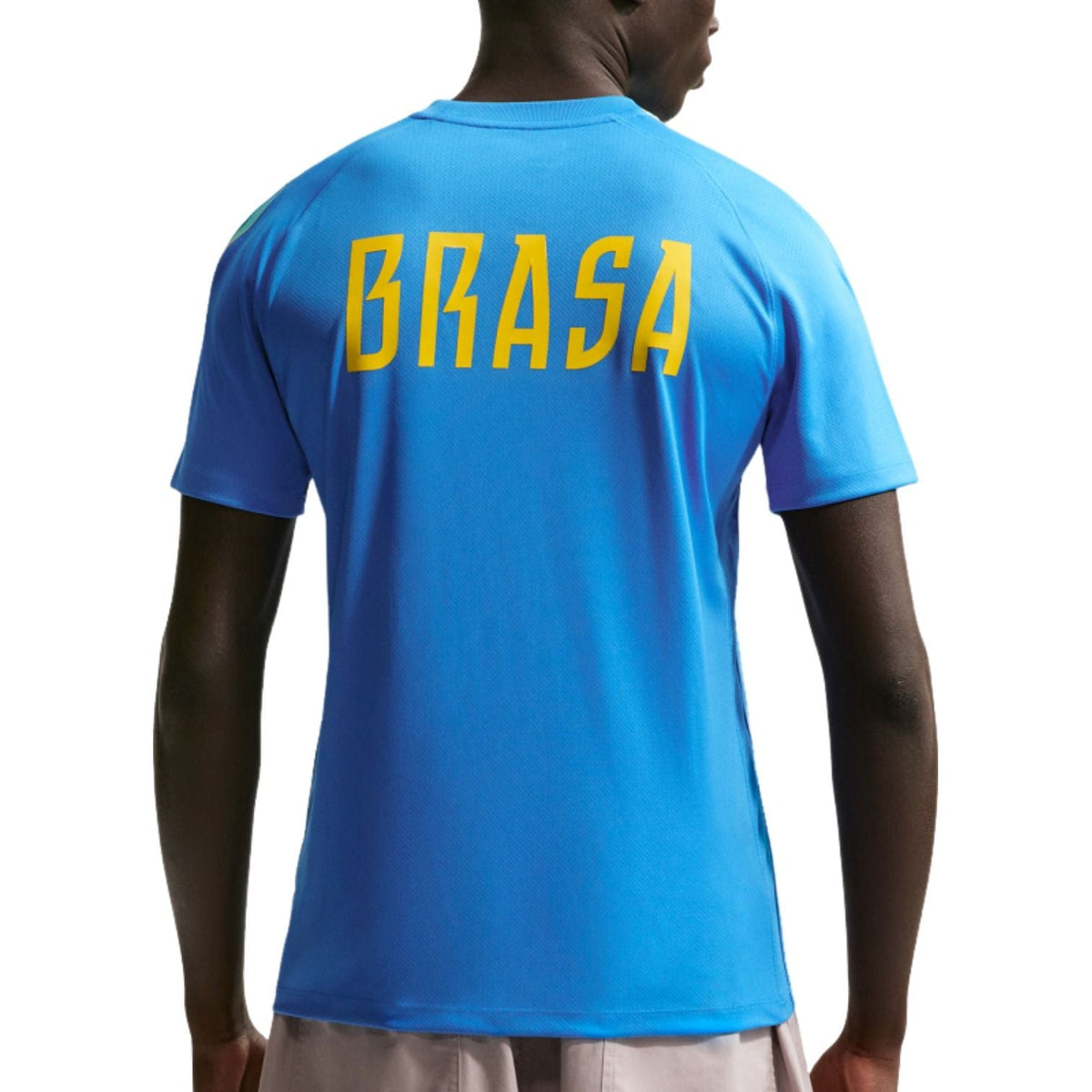 Nike Brazil 2026 Strike T-Shirt 'Light Photo Blue Light Menta Midwest Gold' IB4964-435