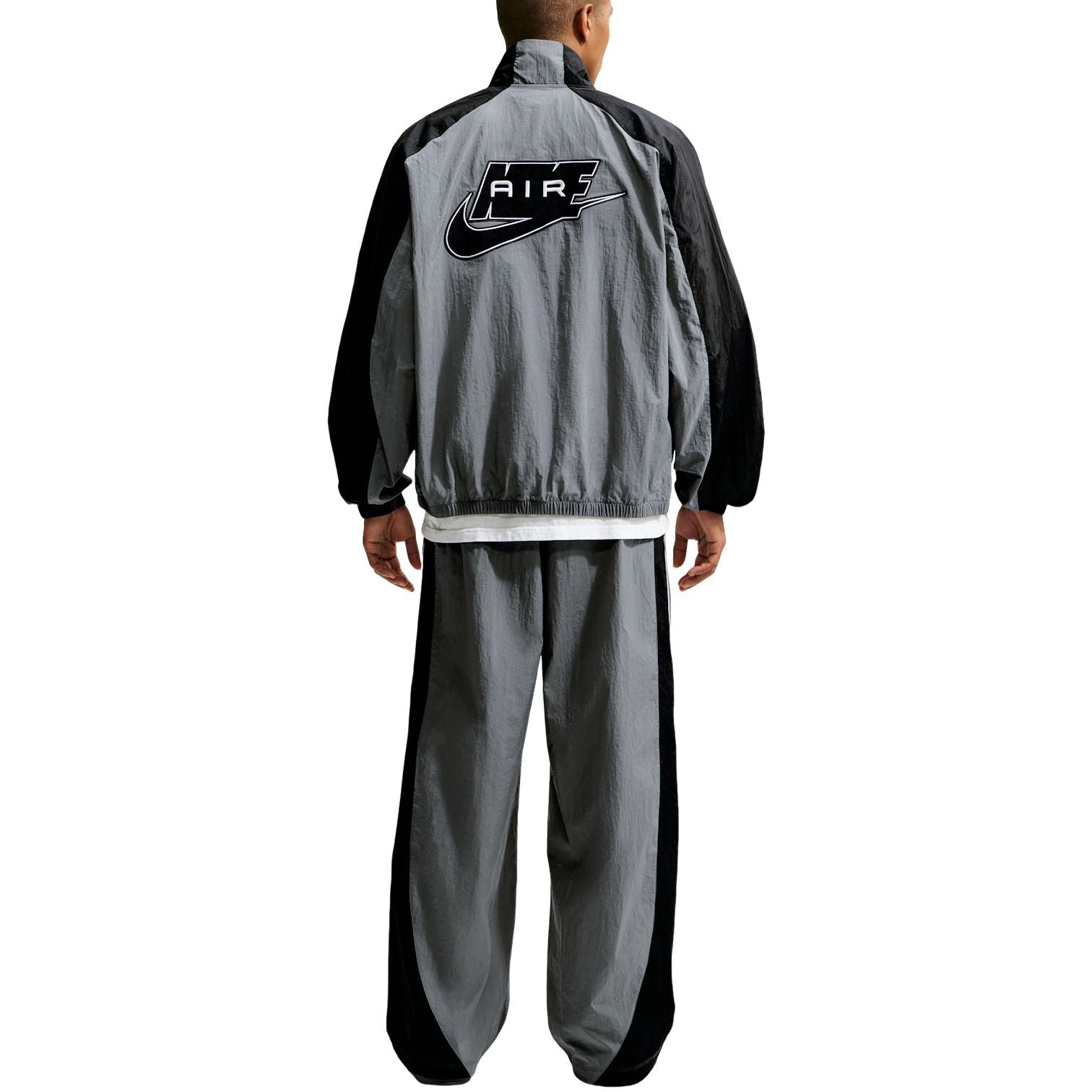 Nike Air Woven Track Jacket 'Smoke Grey Black' IM5568-084