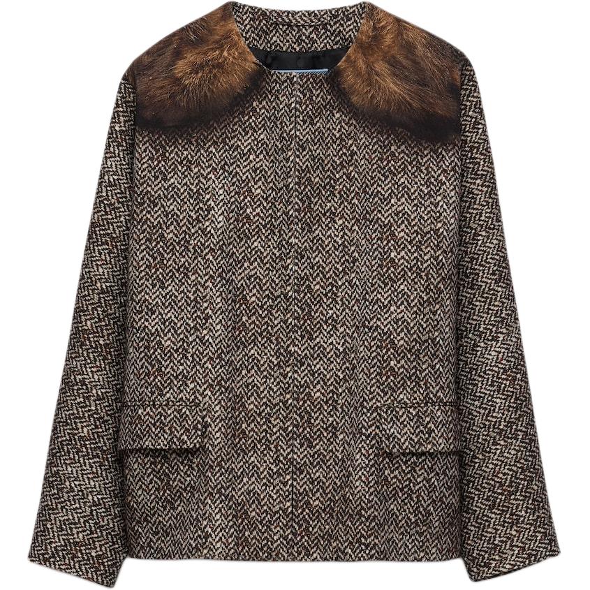 PRADA Single breasted Printed Jacket